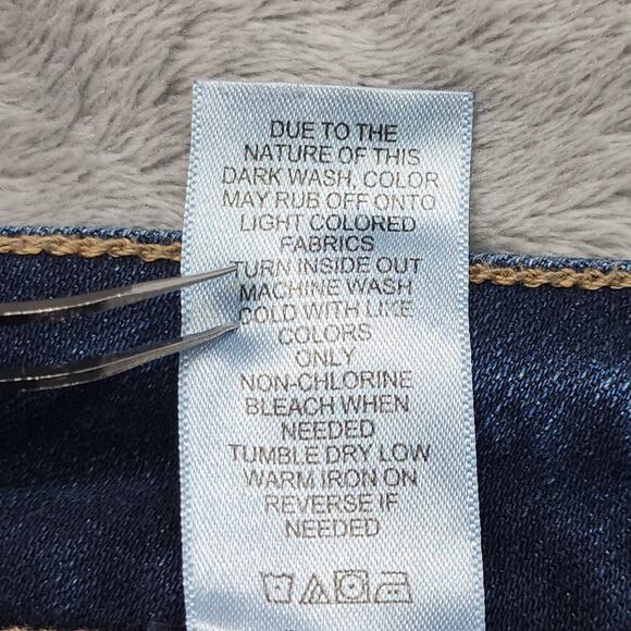 Maurices Jeans Womens 4 Blue Dark Wash High Rise Jegging Stretch Denim Skinny - Picture 6 of 12